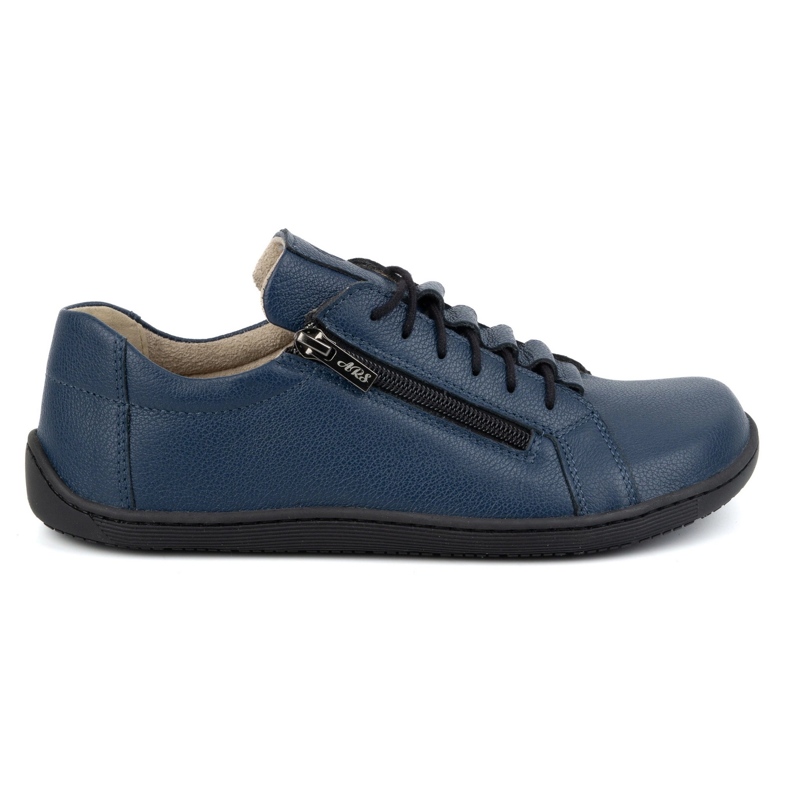 Olivier Minimalistische Barfuß-Lederschuhe für Damen 1242, Marineblau