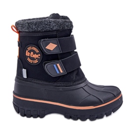 Kinder-Schneestiefel mit Klettverschluss Lee Cooper LCJ-24-44-2865K Schwarz