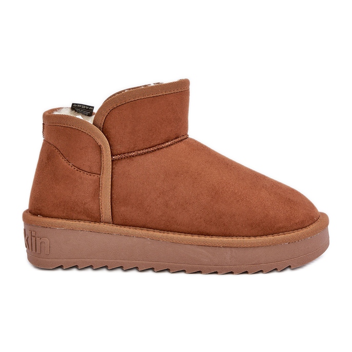 D.Franklin Plateau-Schneestiefel für Damen DFSH370010 Braun