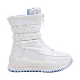 Damen-Schneestiefel Big Star mit Fell OO274A396 Weiß