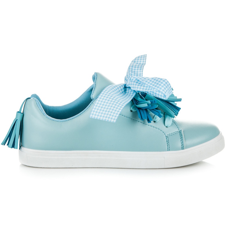 Vices Boho Sneaker mit Schleife blau