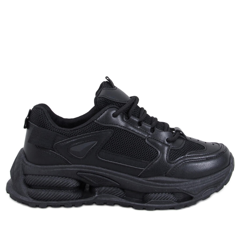 Damen-Sneaker, schwarze Sportschuhe