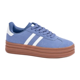 Damen-Sportschuhe auf der EV-508-Plattform, blau