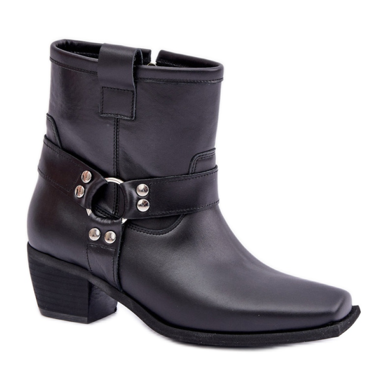 Nicht isolierte Damenstiefel Zazoo 3444/2 schwarz