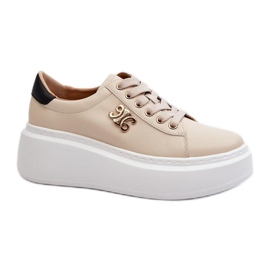 Damen-Sportschuhe Y138-8 beige