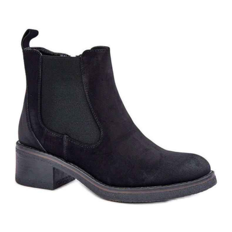 Damen-Chelsea-Stiefel Insulated M712 schwarz