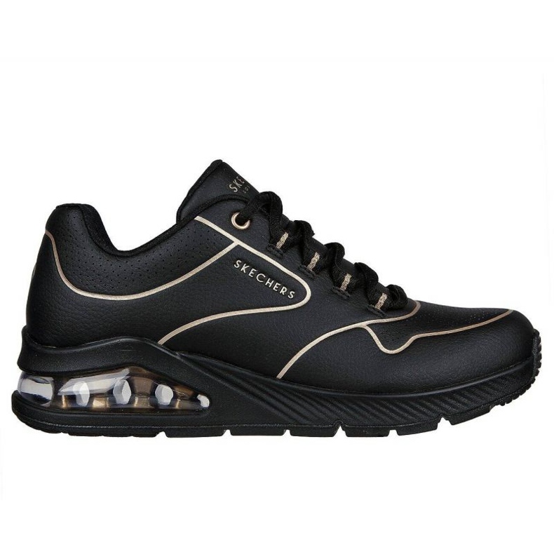 Skechers Uno 2 Golden Trim Schuhe 155637-BKGD schwarz