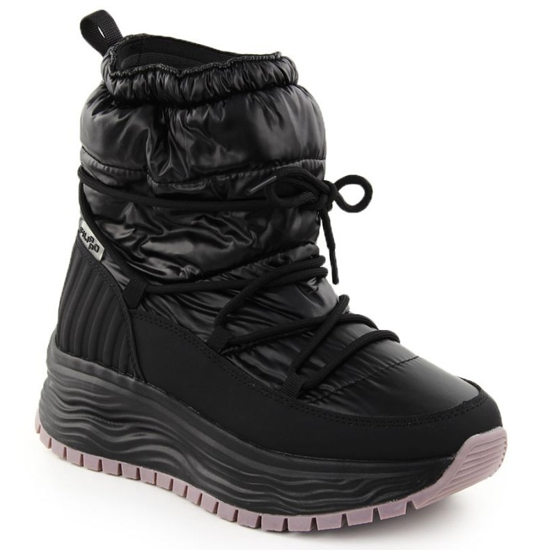 Filippo DBT6647 Damen-Slip-on-Schneestiefel, schwarz