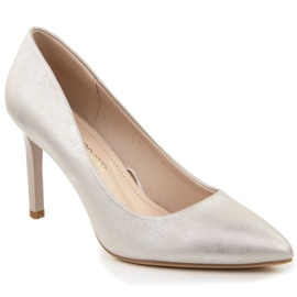 Sergio Leone 1339 beige Wildlederpumps