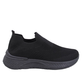 Damen-Sport-Sockenschuhe, schwarz