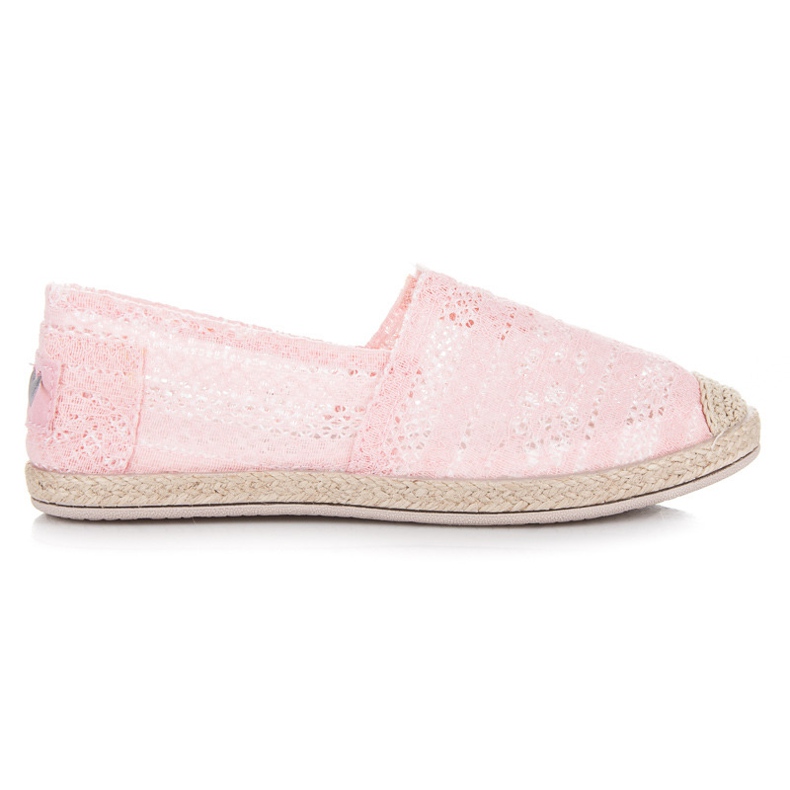 Balada Espadrilles zum Hineinschlüpfen rosa
