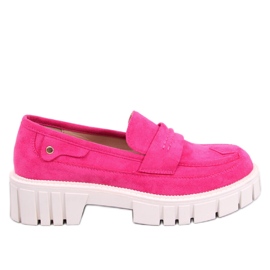 Seastar Pfirsichfarbene Plateau-Loafer rosa