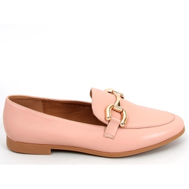 Damen-Slipper mit Kette in Nude rosa