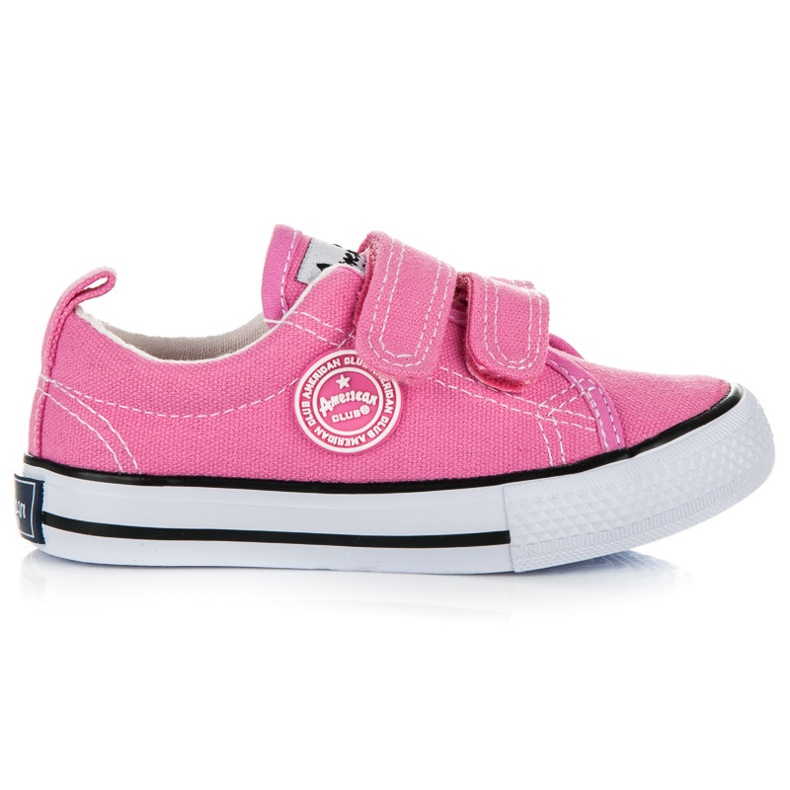 American Club Rosa Klett-Turnschuhe