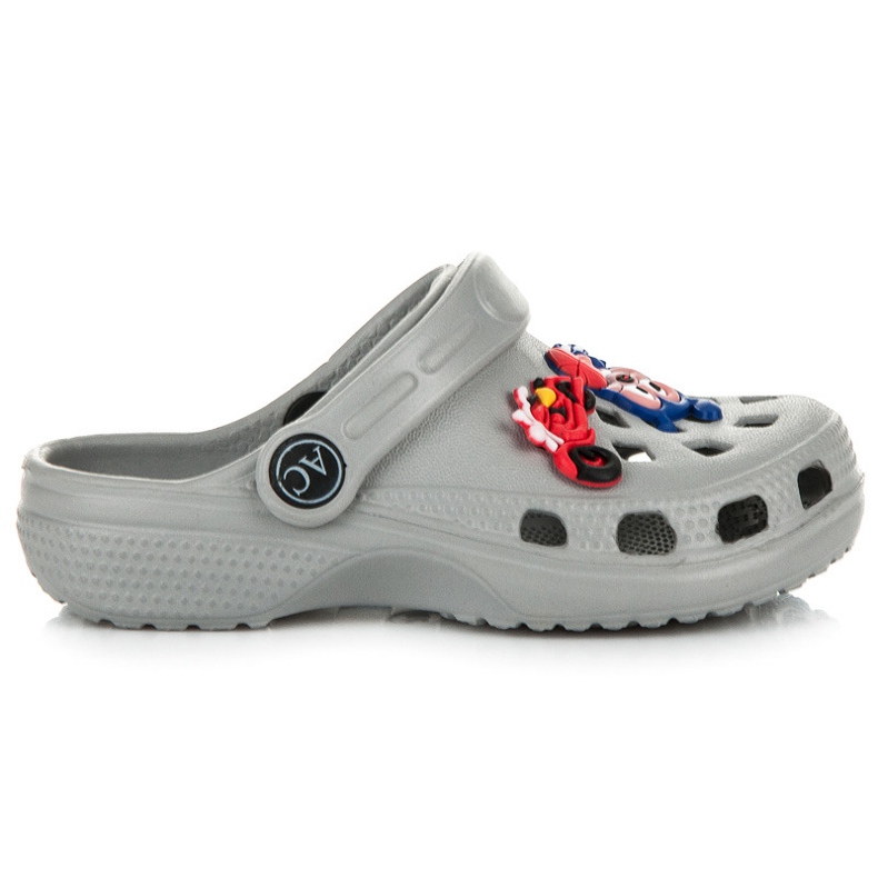 American Club Hausschuhe für Jungen grau