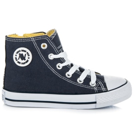New Age Kinder-Turnschuhe navy blau