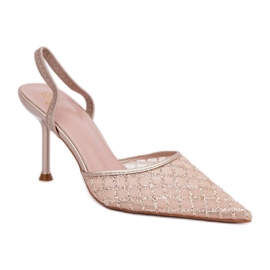 Step in style Modell Berilae B1639-202 High Heels mit goldenem Glitzer – Treten Sie ein mit Stil gelb Step in style Modell Berilae B1639-202 High Heels mit goldenem Glitzer – Treten Sie ein mit Stil gelb