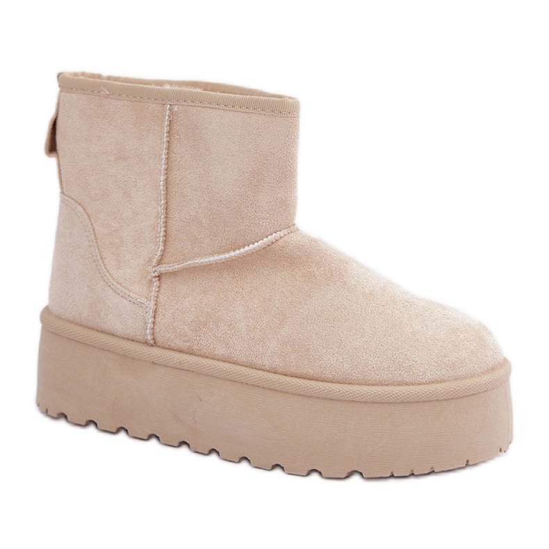 Step in style Schneestiefel Leanara Modell 88-61 Hellbeige – Treten Sie mit Stil ein