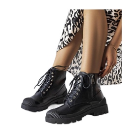 Schwarze Arbeitspferde für Frauen Shell – Solea