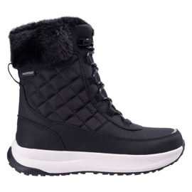 Iguana Elfenbein Schneestiefel schwarz