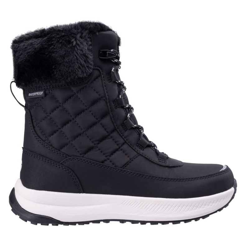 Iguana Elfenbein Schneestiefel schwarz
