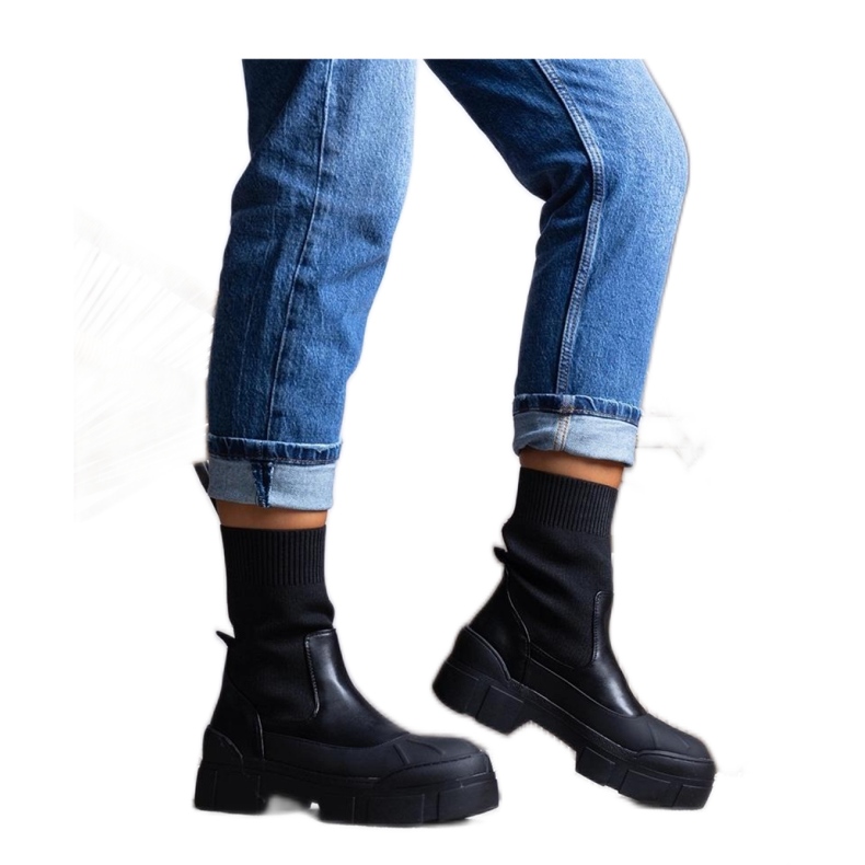 Schwarze Damenstiefeletten Conta - Solea