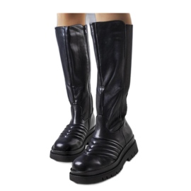 Schwarze Calliope - Solea Stiefel