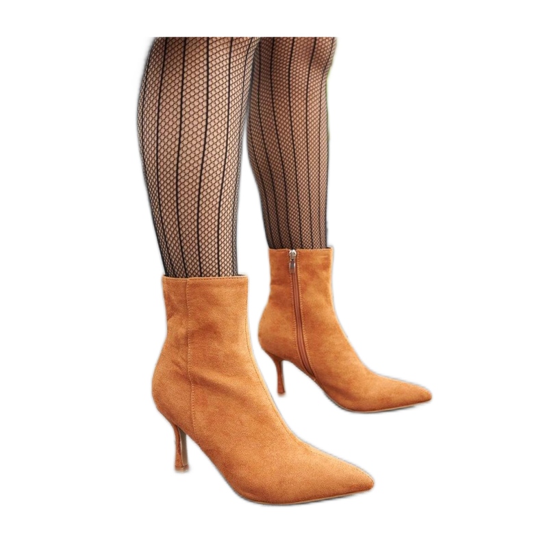 Guimond warme braune Stiefeletten mit niedrigem Absatz - Solea