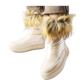 Beige isolierte Schneestiefel MM274380 - Solea