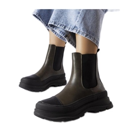 Grüne Plateaustiefel von Bellucci - Solea