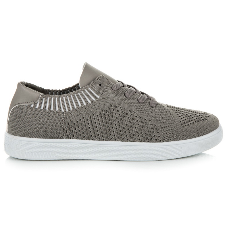 Ideal Shoes Textil-Sneaker für Damen grau