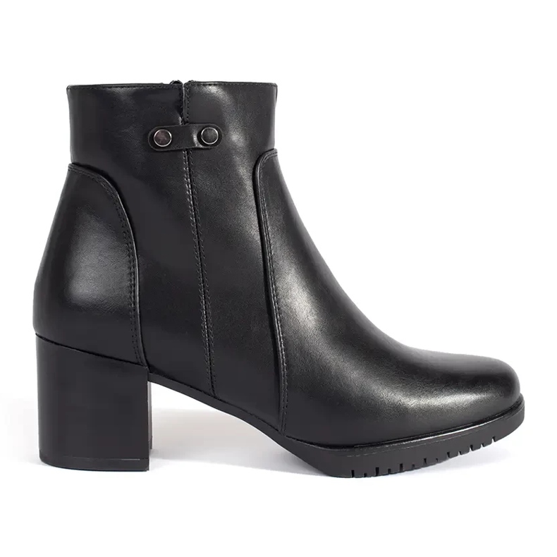 Schwarze Stiefeletten mit hohen Absätzen von Sergio Leone