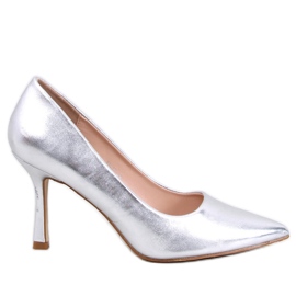 Silberne Damen-High-Heels silber-