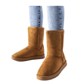 Braune isolierte klassische Schneestiefel Ireneo - Solea