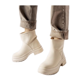 Beige isolierte Gummistiefel von Clotilde - Solea