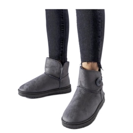 Graue, kurze, isolierte Schneestiefel von Snyder - Solea