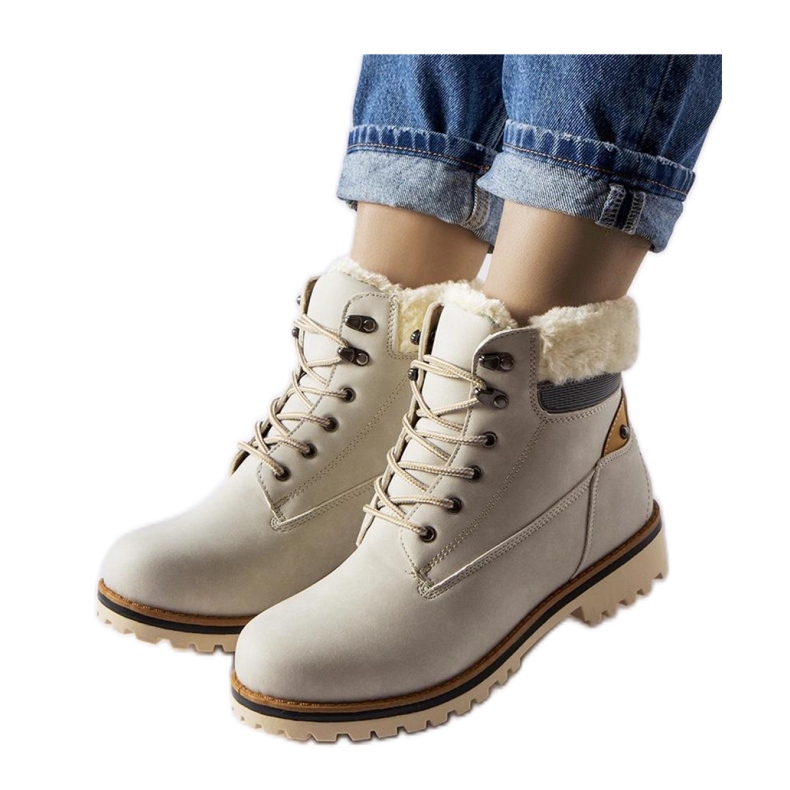 Graue isolierte Stiefel von Montalbino - Solea