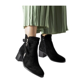 Schwarze Stiefeletten mit niedrigem Absatz von Bédard - Solea