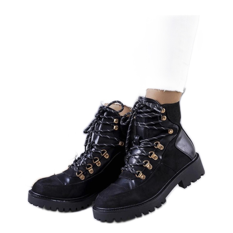 Schwarze isolierte Arbeitsstiefel, Leneo - Solea