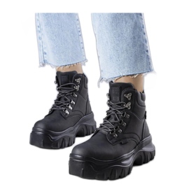 Big Star schwarze Stiefel KK274368