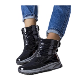 Big Star schwarze Schneestiefel KK274392