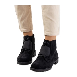 Schwarze Manoella-Stiefel - Solea