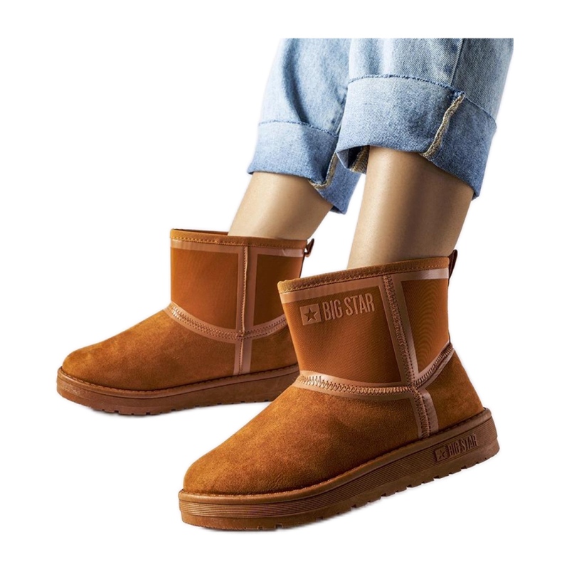 Braune Big Star KK274612 Schneestiefel