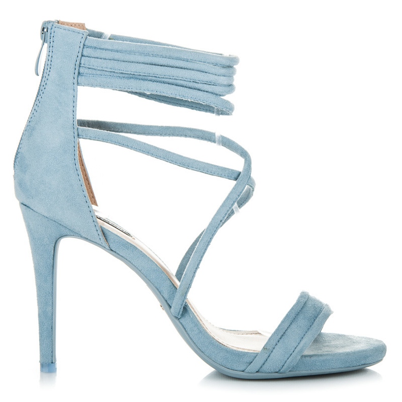 Vices Blaue Sandalen auf hohem Absatz