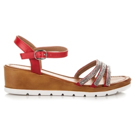 Renda Sandalen für Damen rot