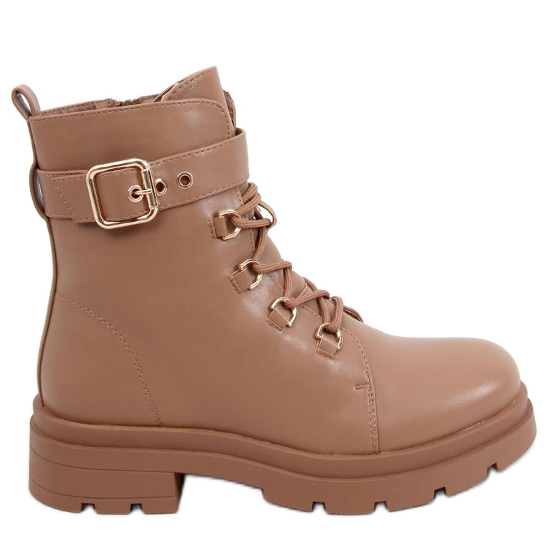 Kamel Militärstiefel beige