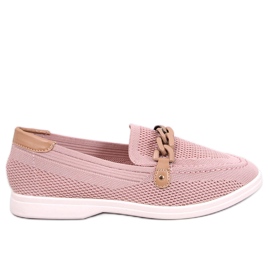 Seastar Openwork -Slipper mit rosa Kette