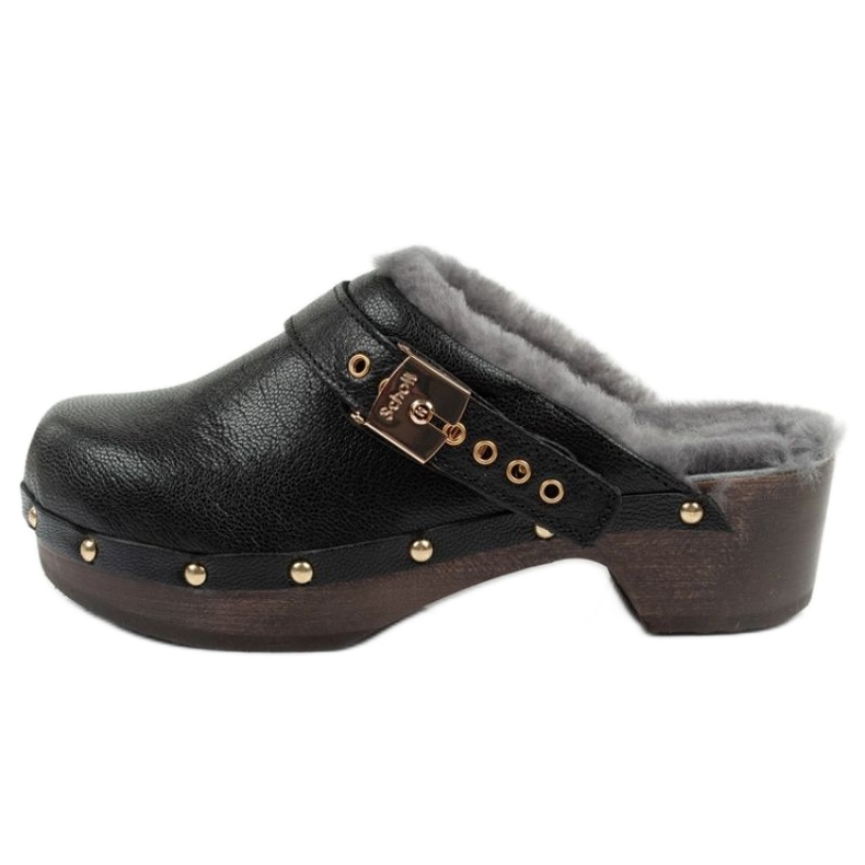 Scholl Iconic F298121004 Holzschuhe schwarz