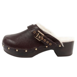 Scholl Iconic F298121011 Holzschuhe braun