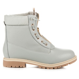 Vices Trapper mit Reißverschluss befestigt grau